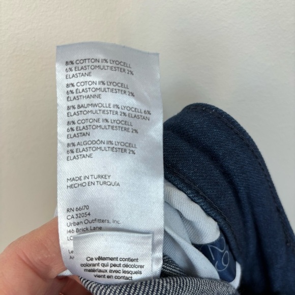 Pilcro The Skipper Wide Leg High Rise Jeans Size 29 - Picture 8 of 8